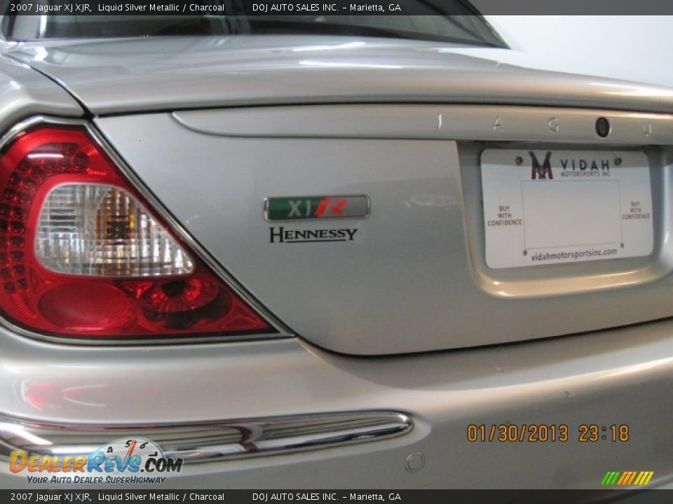 2007 Jaguar XJ XJR Liquid Silver Metallic / Charcoal Photo #19
