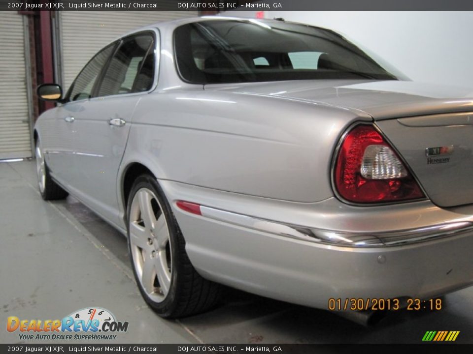 2007 Jaguar XJ XJR Liquid Silver Metallic / Charcoal Photo #20