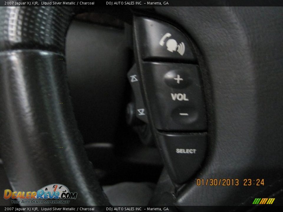 2007 Jaguar XJ XJR Liquid Silver Metallic / Charcoal Photo #27