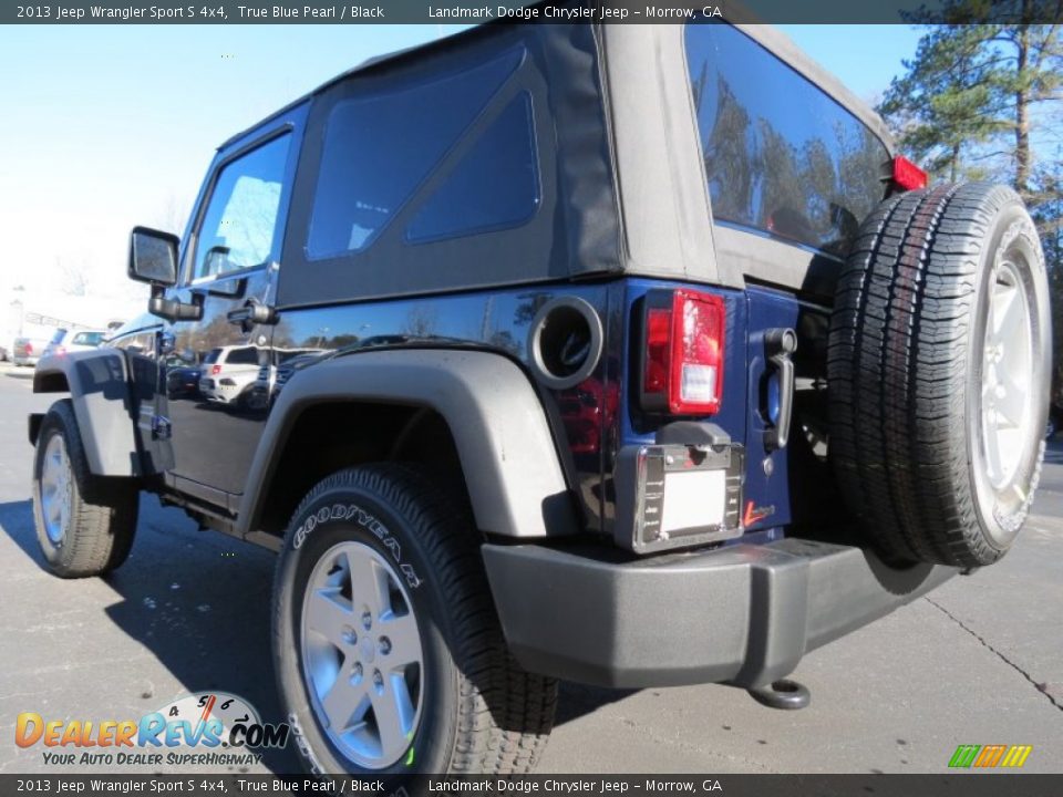 2013 Jeep Wrangler Sport S 4x4 True Blue Pearl / Black Photo #2