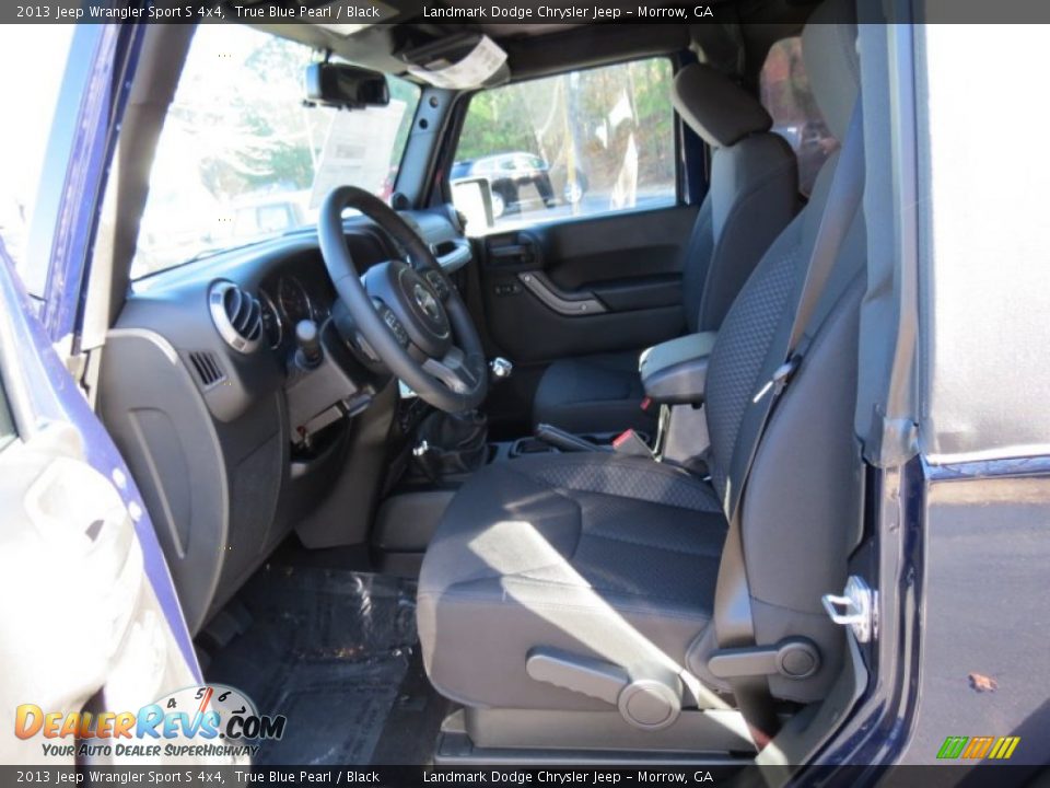 2013 Jeep Wrangler Sport S 4x4 True Blue Pearl / Black Photo #7