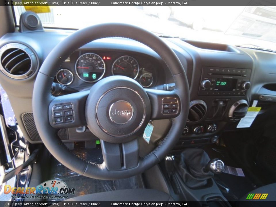 2013 Jeep Wrangler Sport S 4x4 True Blue Pearl / Black Photo #8