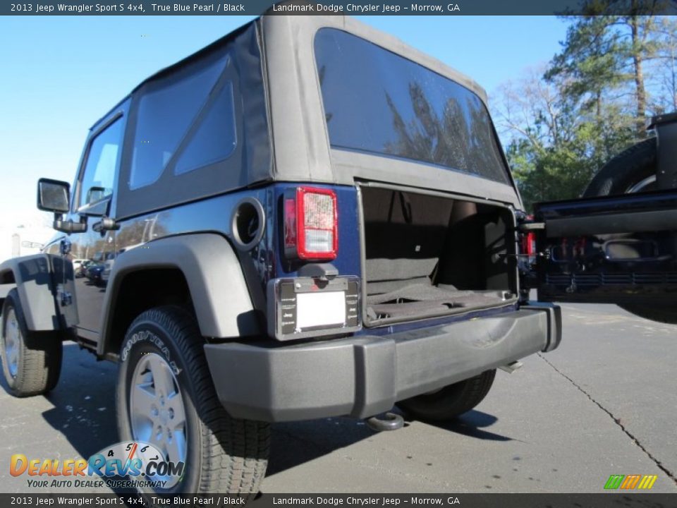 2013 Jeep Wrangler Sport S 4x4 True Blue Pearl / Black Photo #9