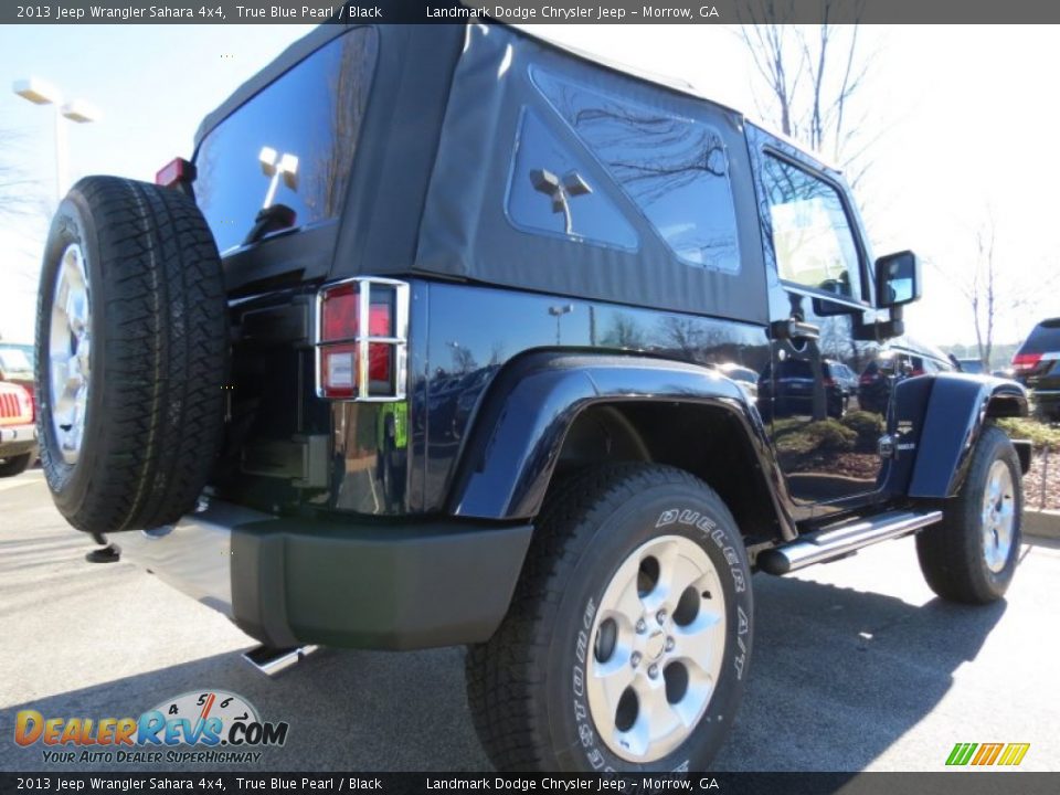 2013 Jeep Wrangler Sahara 4x4 True Blue Pearl / Black Photo #3
