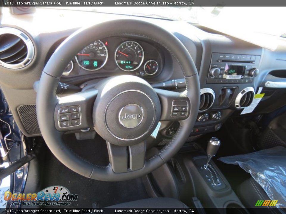 2013 Jeep Wrangler Sahara 4x4 True Blue Pearl / Black Photo #8