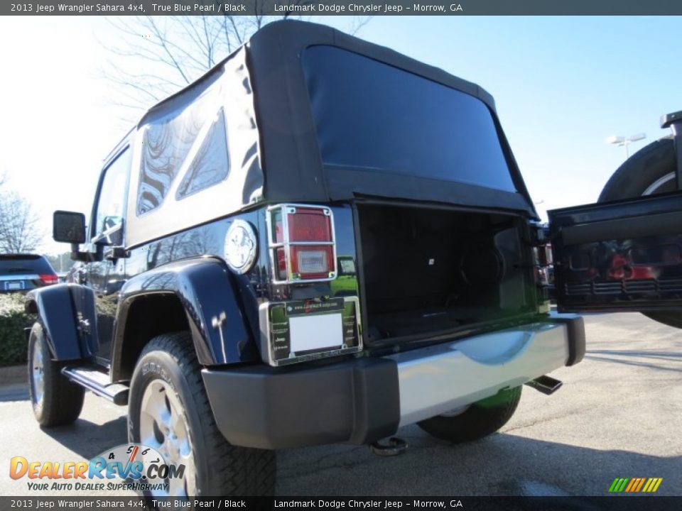 2013 Jeep Wrangler Sahara 4x4 True Blue Pearl / Black Photo #9