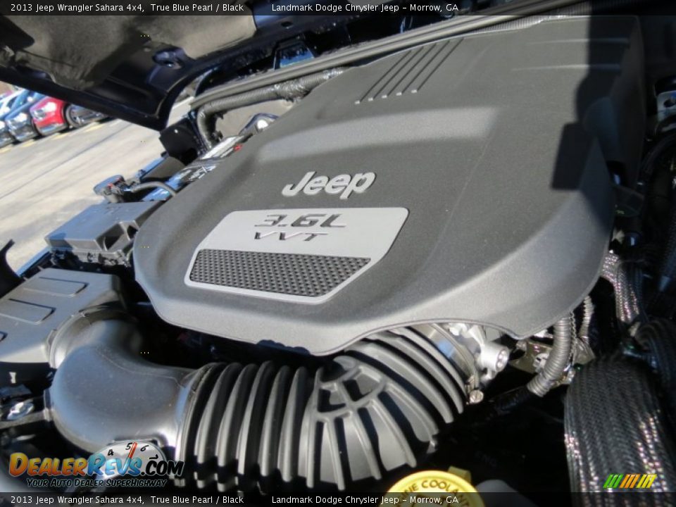 2013 Jeep Wrangler Sahara 4x4 True Blue Pearl / Black Photo #10