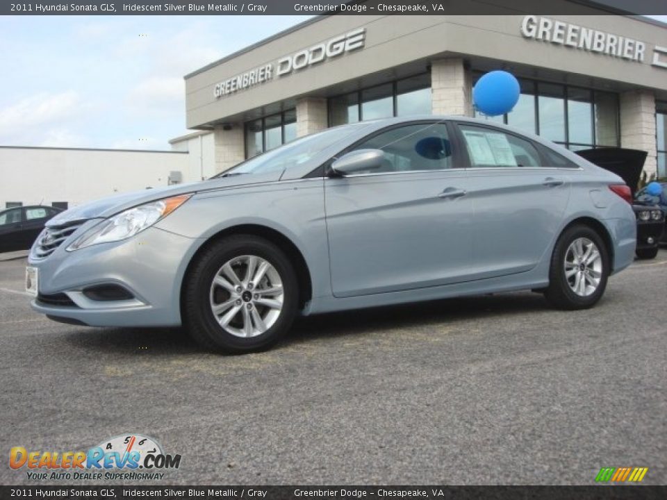 2011 Hyundai Sonata GLS Iridescent Silver Blue Metallic / Gray Photo #2
