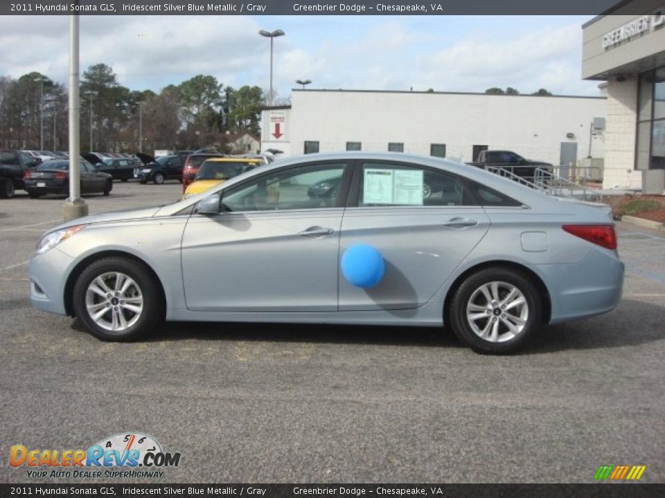 2011 Hyundai Sonata GLS Iridescent Silver Blue Metallic / Gray Photo #3