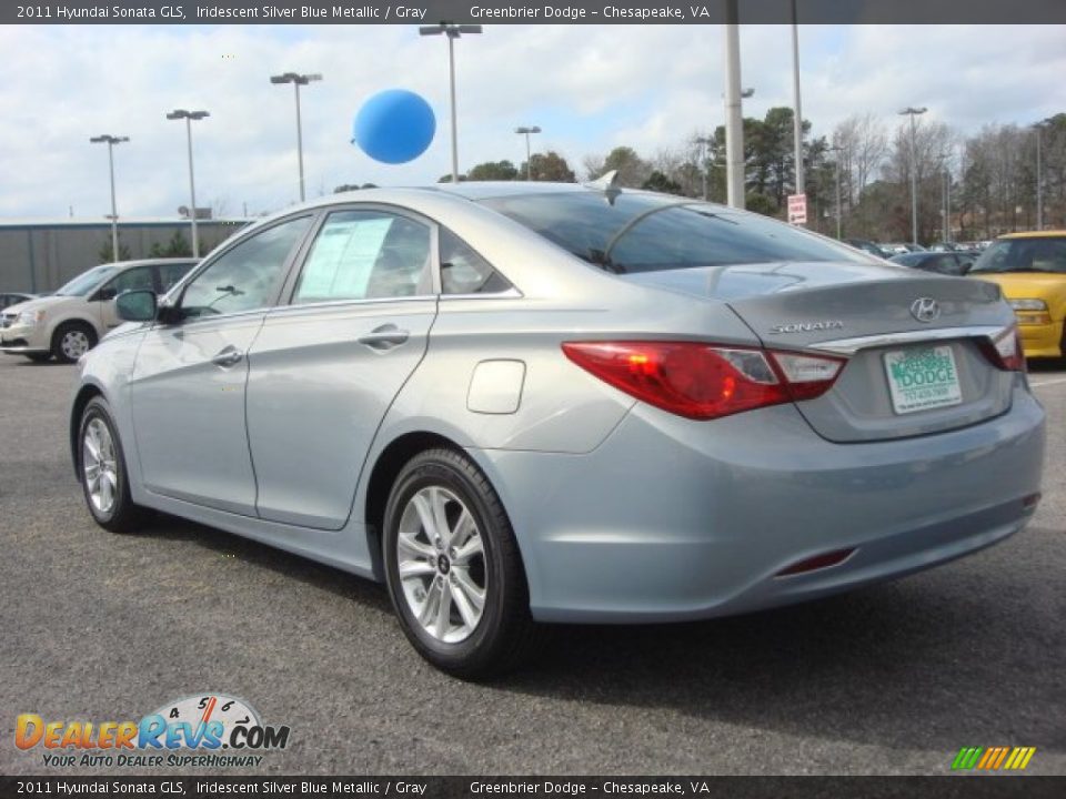 2011 Hyundai Sonata GLS Iridescent Silver Blue Metallic / Gray Photo #4