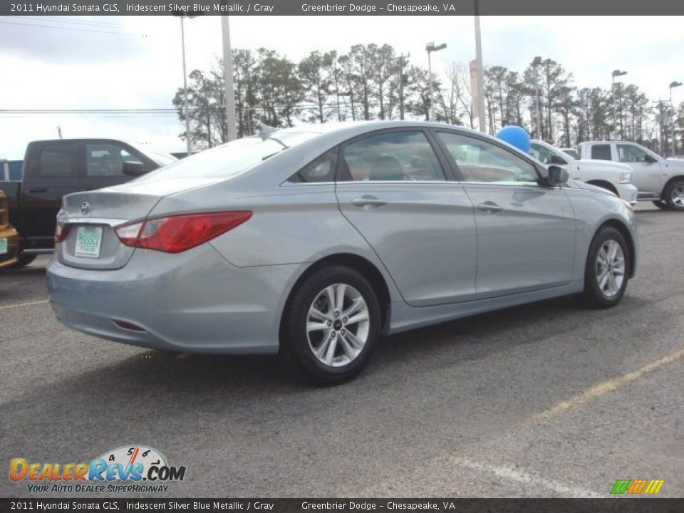 2011 Hyundai Sonata GLS Iridescent Silver Blue Metallic / Gray Photo #5