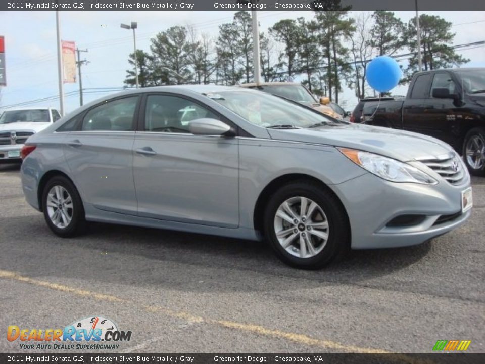 2011 Hyundai Sonata GLS Iridescent Silver Blue Metallic / Gray Photo #6