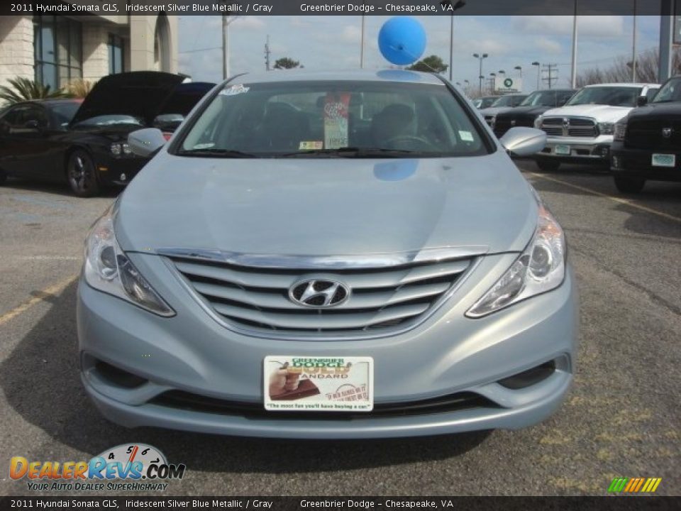 2011 Hyundai Sonata GLS Iridescent Silver Blue Metallic / Gray Photo #8