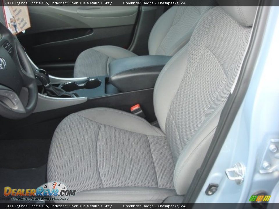 2011 Hyundai Sonata GLS Iridescent Silver Blue Metallic / Gray Photo #9