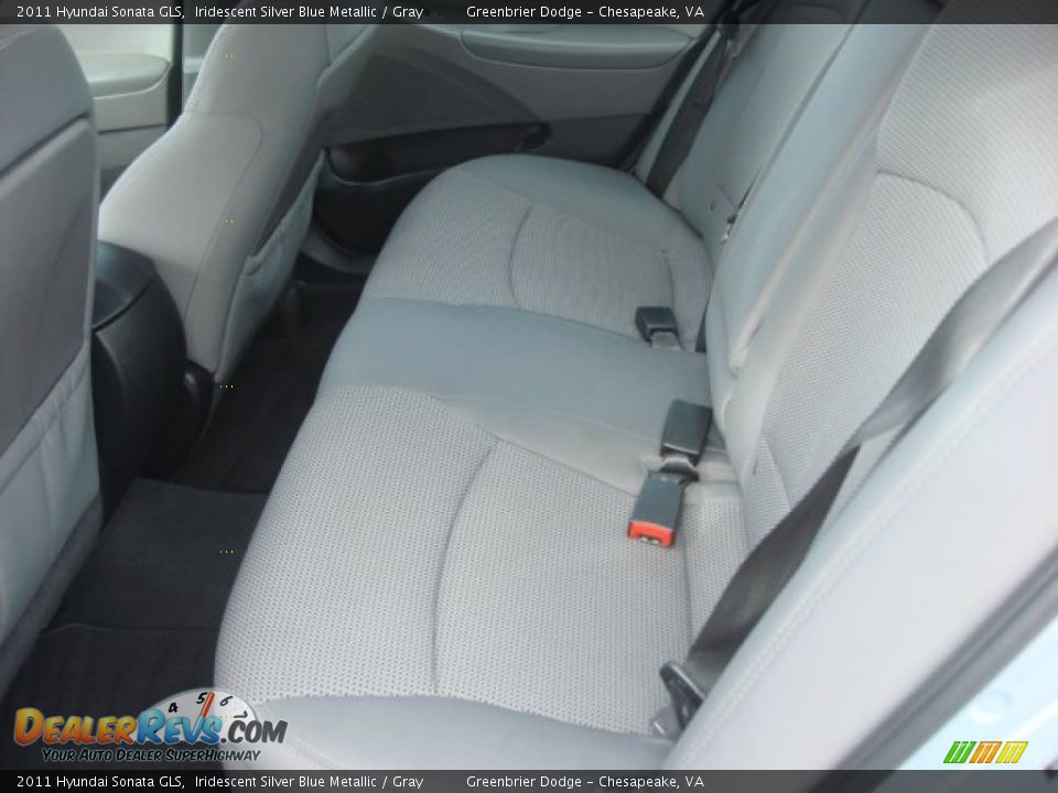 2011 Hyundai Sonata GLS Iridescent Silver Blue Metallic / Gray Photo #10