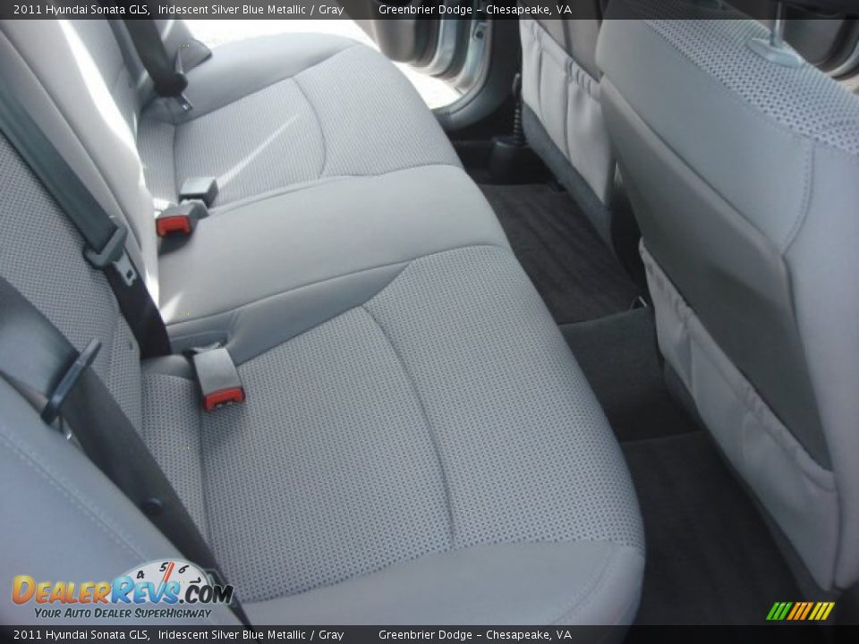 2011 Hyundai Sonata GLS Iridescent Silver Blue Metallic / Gray Photo #12