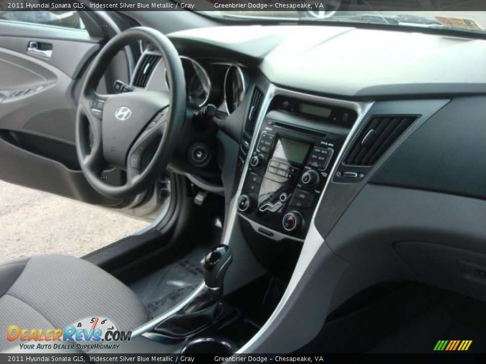 2011 Hyundai Sonata GLS Iridescent Silver Blue Metallic / Gray Photo #14