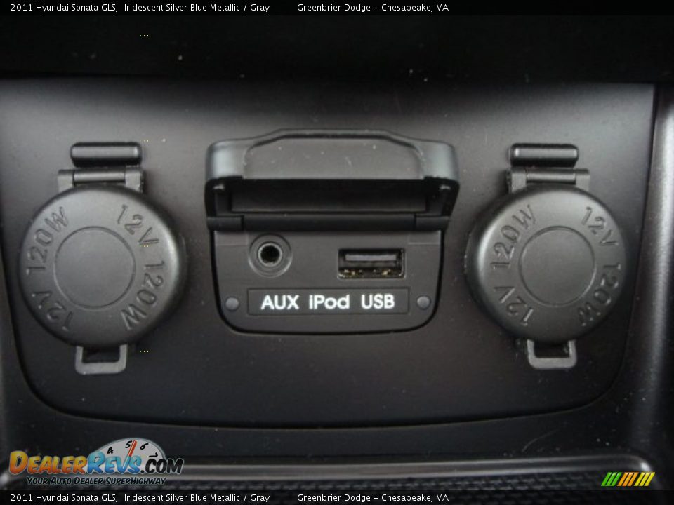 2011 Hyundai Sonata GLS Iridescent Silver Blue Metallic / Gray Photo #17