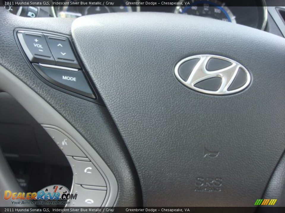 2011 Hyundai Sonata GLS Iridescent Silver Blue Metallic / Gray Photo #18
