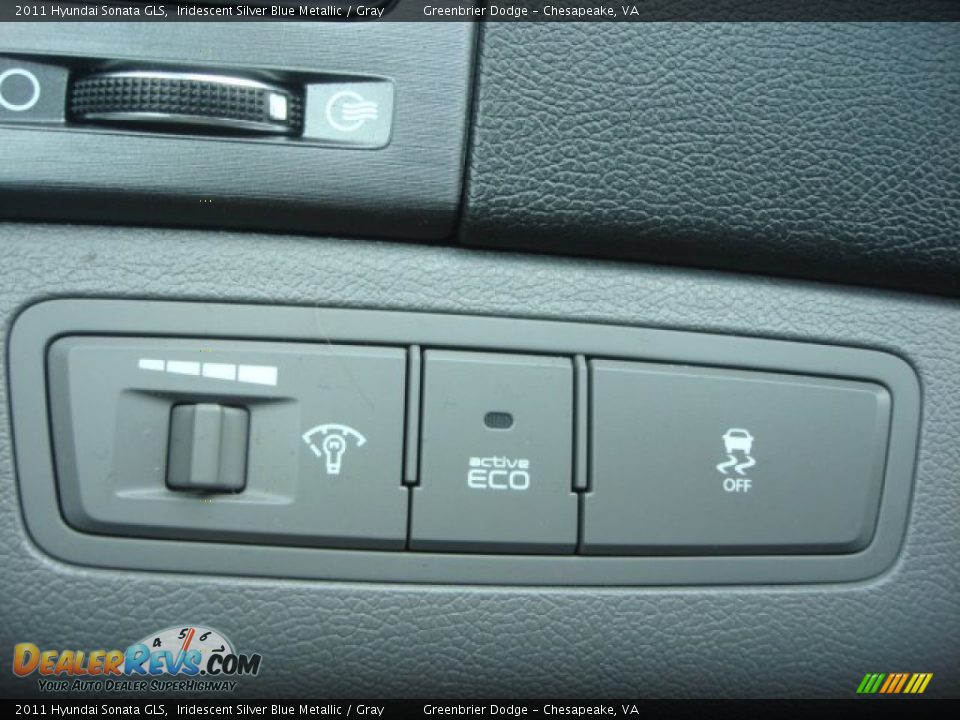 2011 Hyundai Sonata GLS Iridescent Silver Blue Metallic / Gray Photo #20