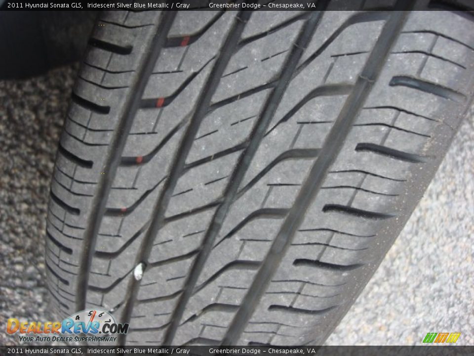 2011 Hyundai Sonata GLS Iridescent Silver Blue Metallic / Gray Photo #22