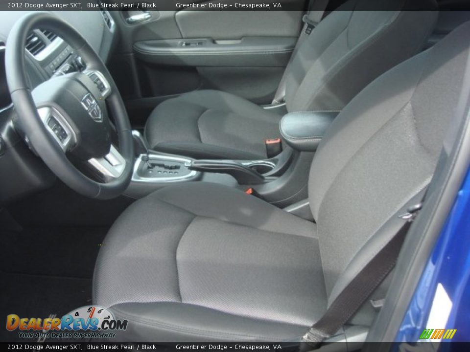 2012 Dodge Avenger SXT Blue Streak Pearl / Black Photo #9