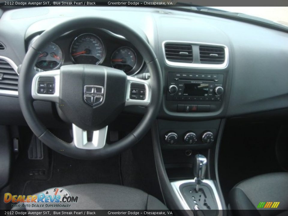 2012 Dodge Avenger SXT Blue Streak Pearl / Black Photo #11