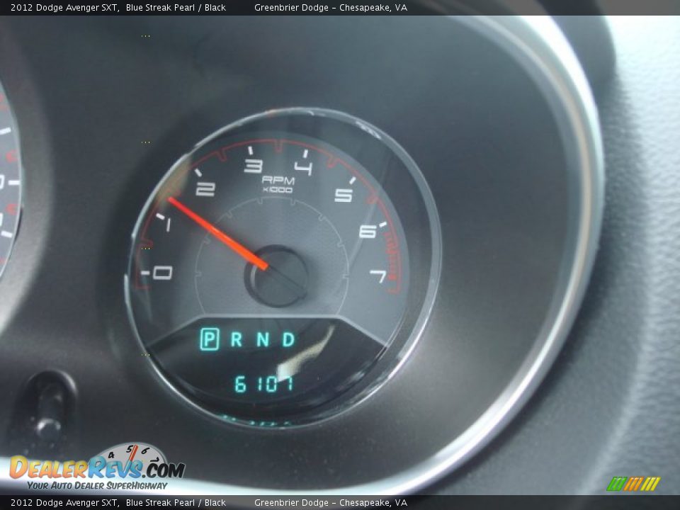 2012 Dodge Avenger SXT Blue Streak Pearl / Black Photo #16