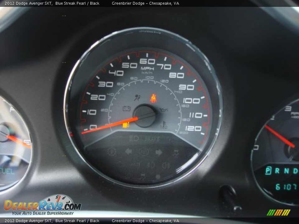 2012 Dodge Avenger SXT Blue Streak Pearl / Black Photo #17