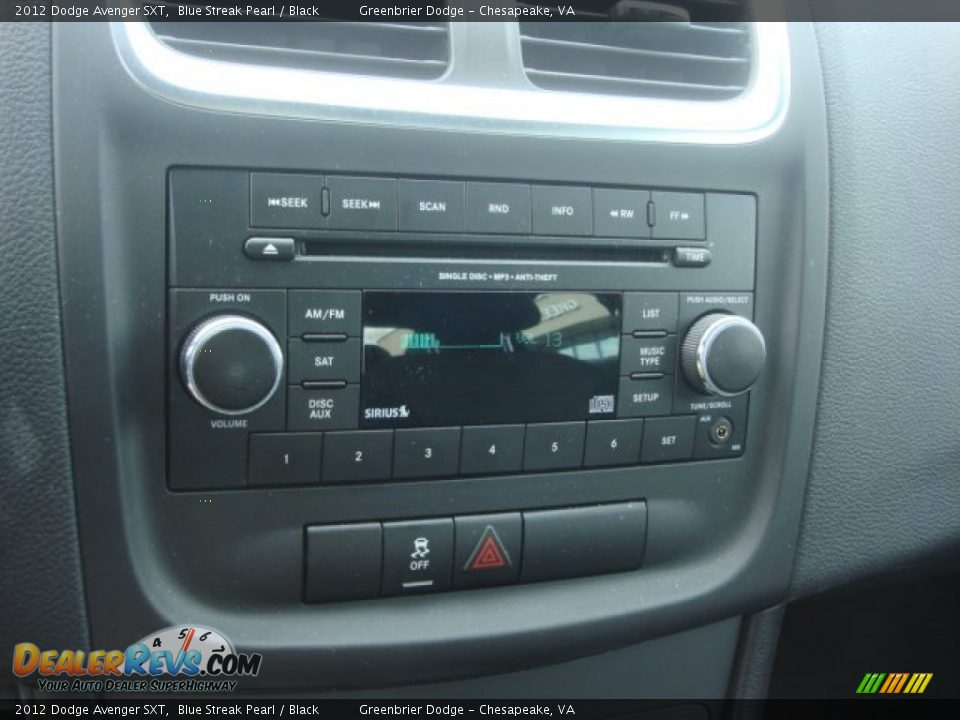 Audio System of 2012 Dodge Avenger SXT Photo #18