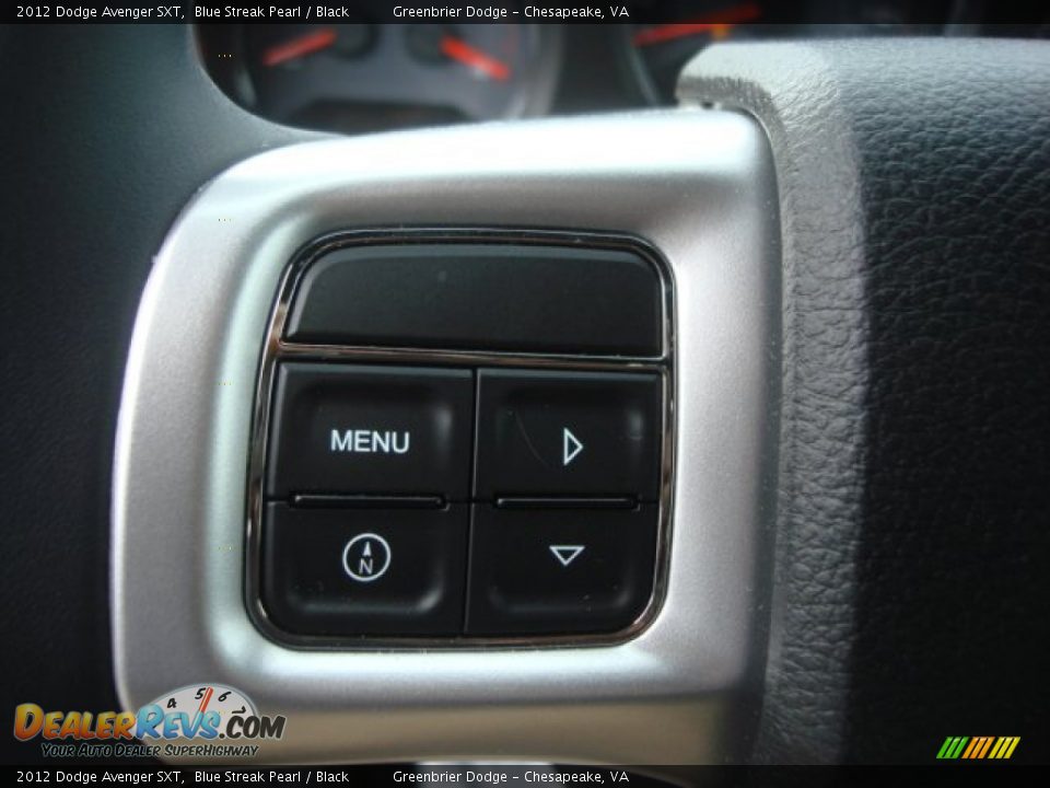 2012 Dodge Avenger SXT Blue Streak Pearl / Black Photo #22