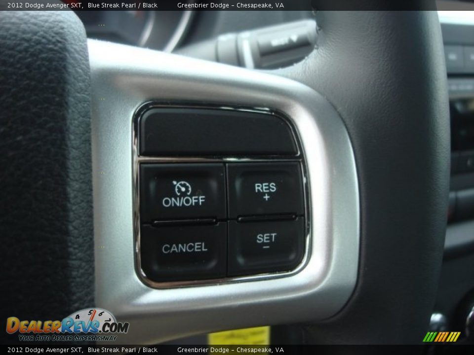 2012 Dodge Avenger SXT Blue Streak Pearl / Black Photo #23