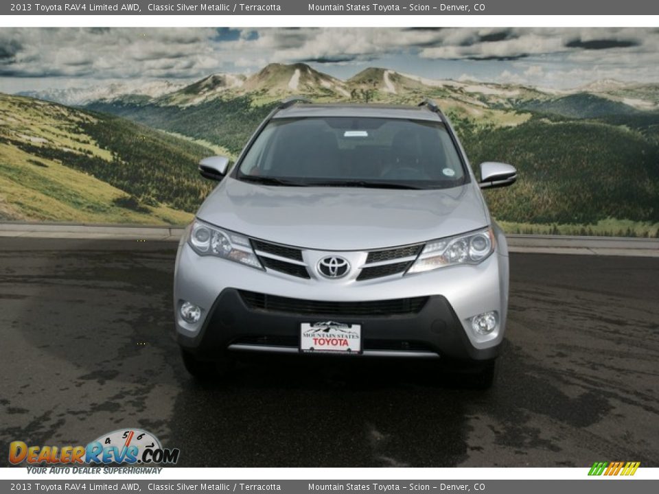 2013 Toyota RAV4 Limited AWD Classic Silver Metallic / Terracotta Photo #3