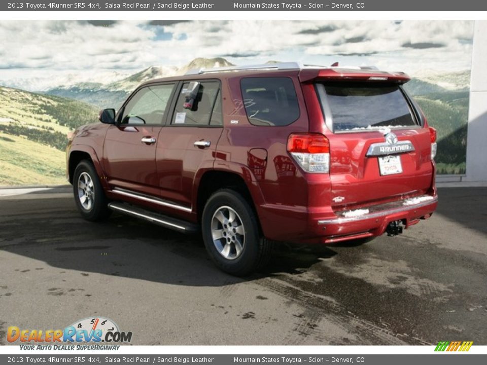 2013 Toyota 4Runner SR5 4x4 Salsa Red Pearl / Sand Beige Leather Photo #2