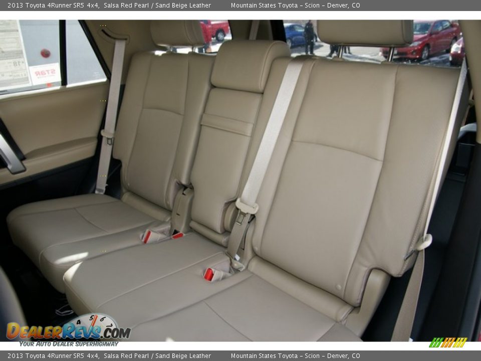 2013 Toyota 4Runner SR5 4x4 Salsa Red Pearl / Sand Beige Leather Photo #7