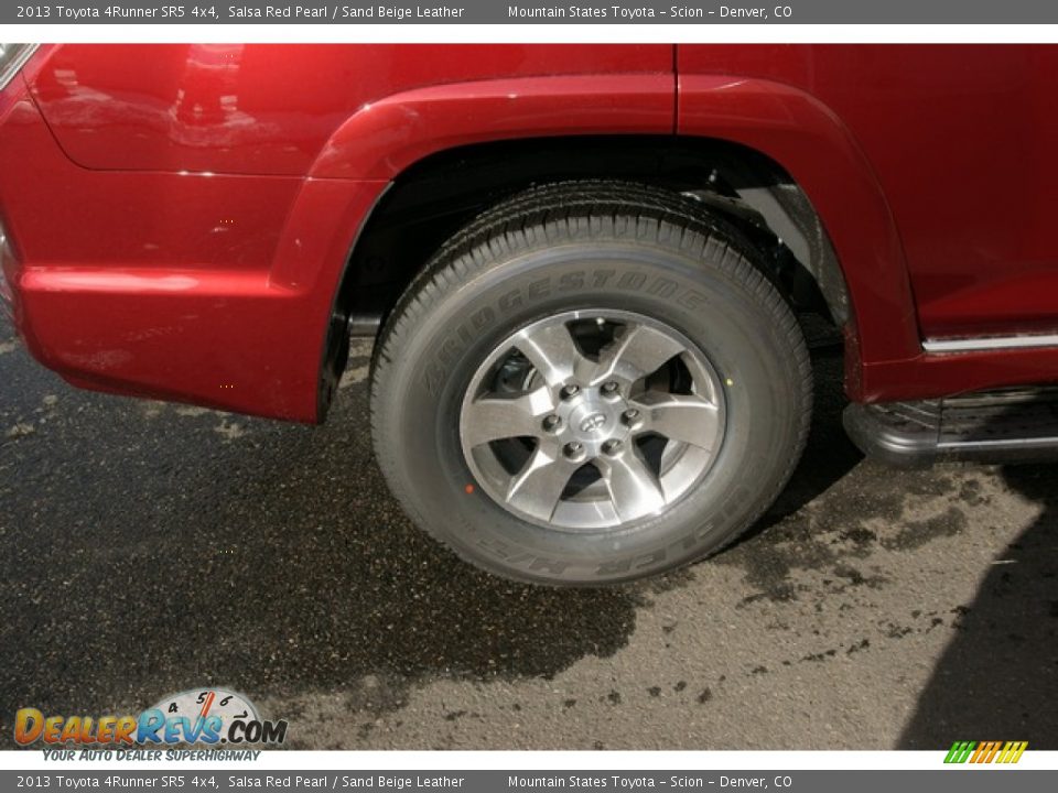 2013 Toyota 4Runner SR5 4x4 Salsa Red Pearl / Sand Beige Leather Photo #9