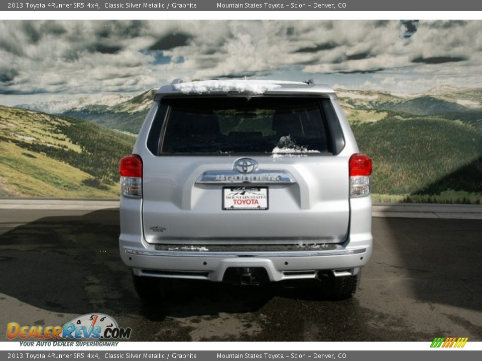 2013 Toyota 4Runner SR5 4x4 Classic Silver Metallic / Graphite Photo #4