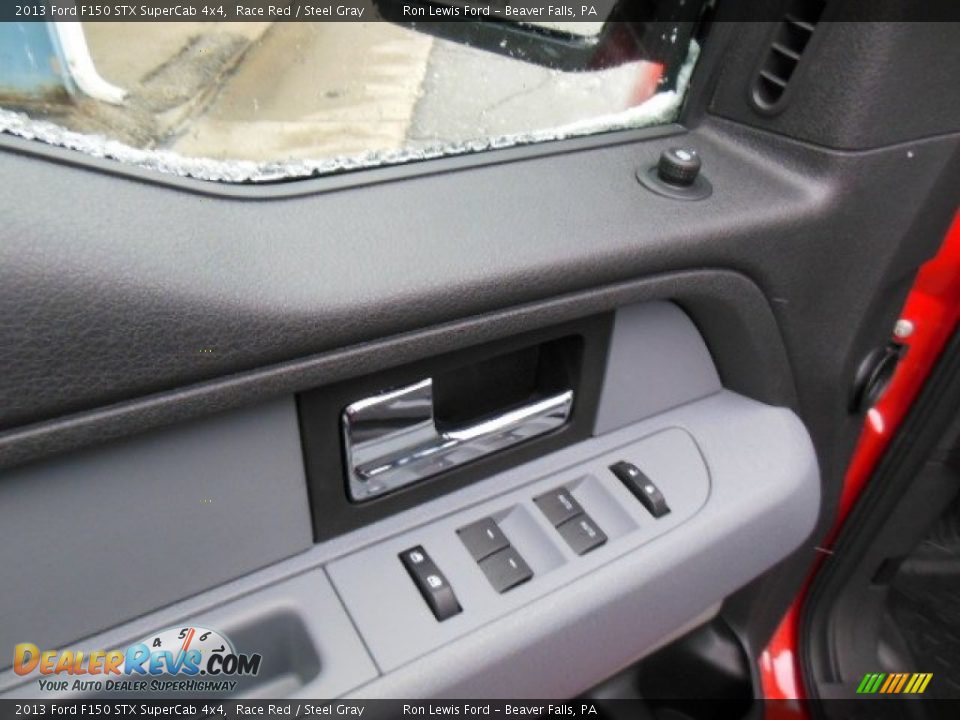 2013 Ford F150 STX SuperCab 4x4 Race Red / Steel Gray Photo #15