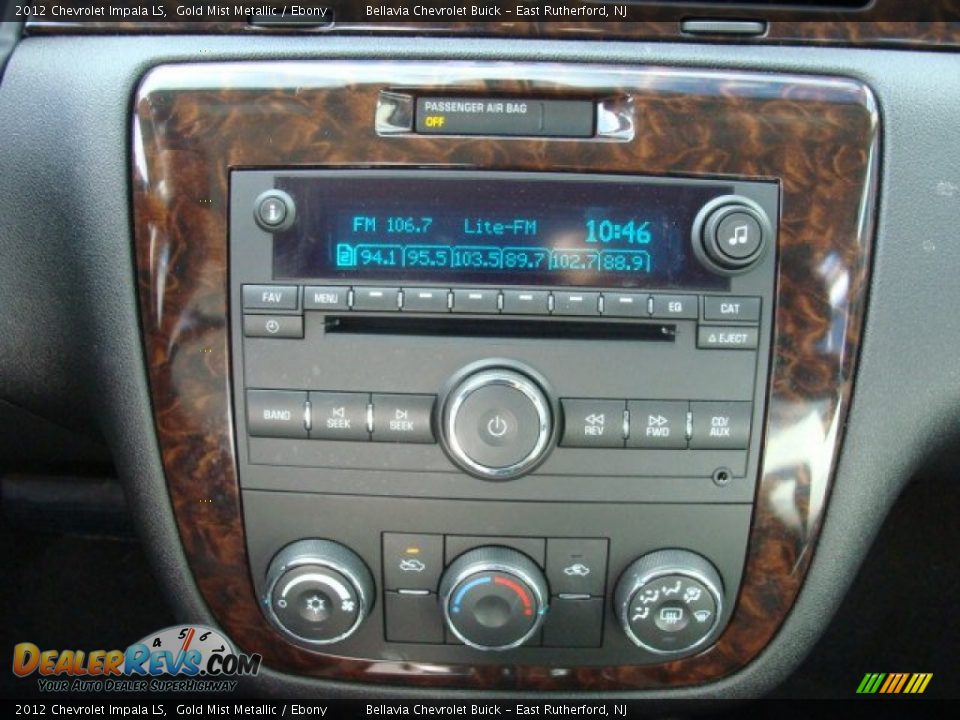 2012 Chevrolet Impala LS Gold Mist Metallic / Ebony Photo #11