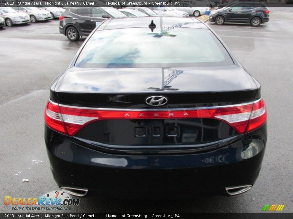 2013 Hyundai Azera Midnight Blue Pearl / Camel Photo #6