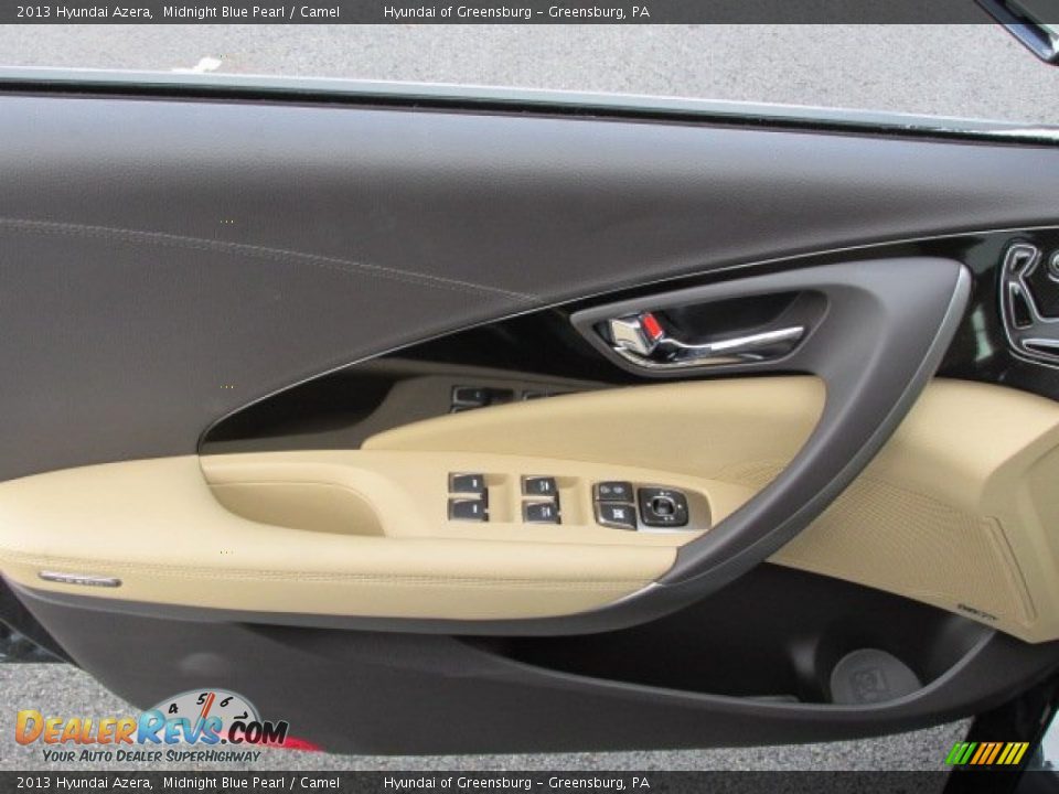 2013 Hyundai Azera Midnight Blue Pearl / Camel Photo #9