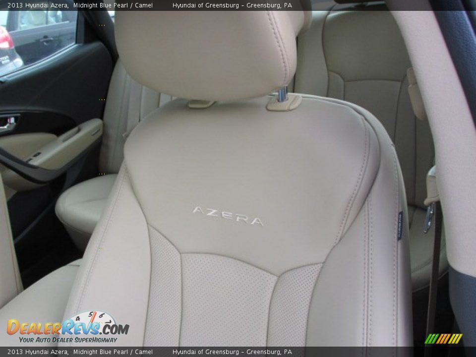 2013 Hyundai Azera Midnight Blue Pearl / Camel Photo #11