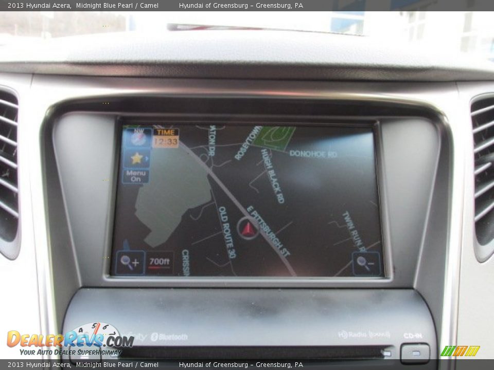 2013 Hyundai Azera Midnight Blue Pearl / Camel Photo #13