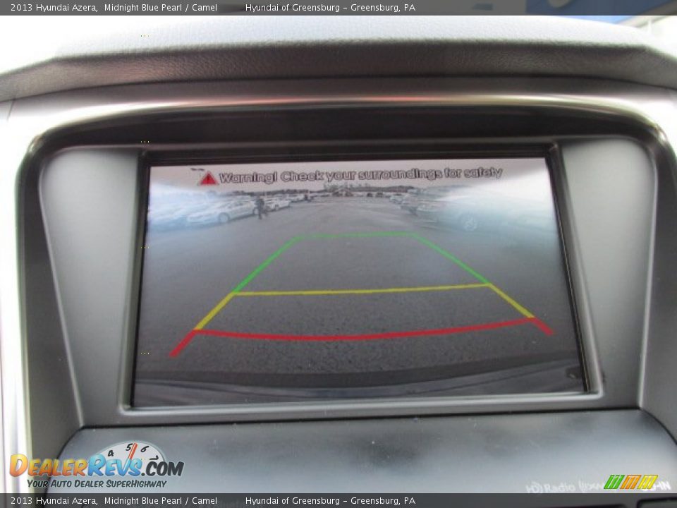 2013 Hyundai Azera Midnight Blue Pearl / Camel Photo #14