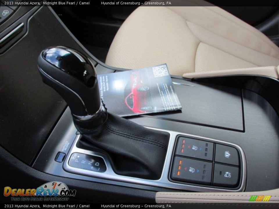 2013 Hyundai Azera Midnight Blue Pearl / Camel Photo #15