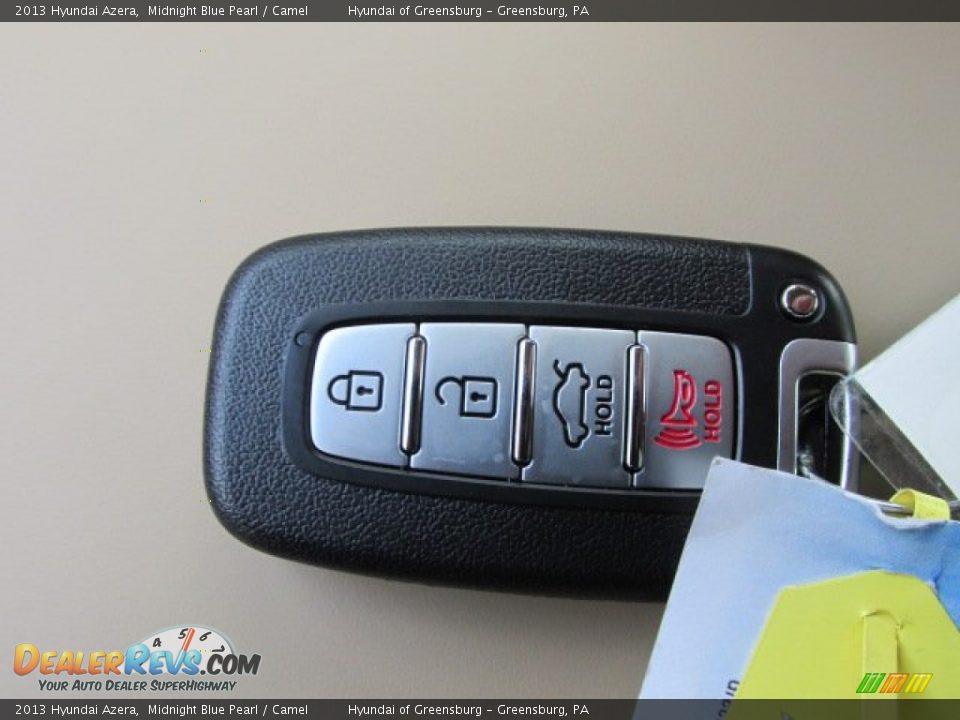 2013 Hyundai Azera Midnight Blue Pearl / Camel Photo #18