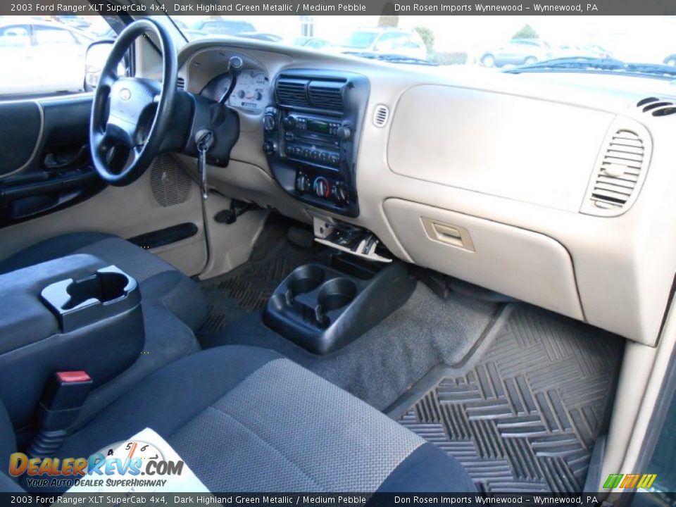 Dashboard of 2003 Ford Ranger XLT SuperCab 4x4 Photo #12