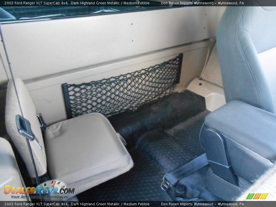 2003 Ford Ranger XLT SuperCab 4x4 Dark Highland Green Metallic / Medium Pebble Photo #15