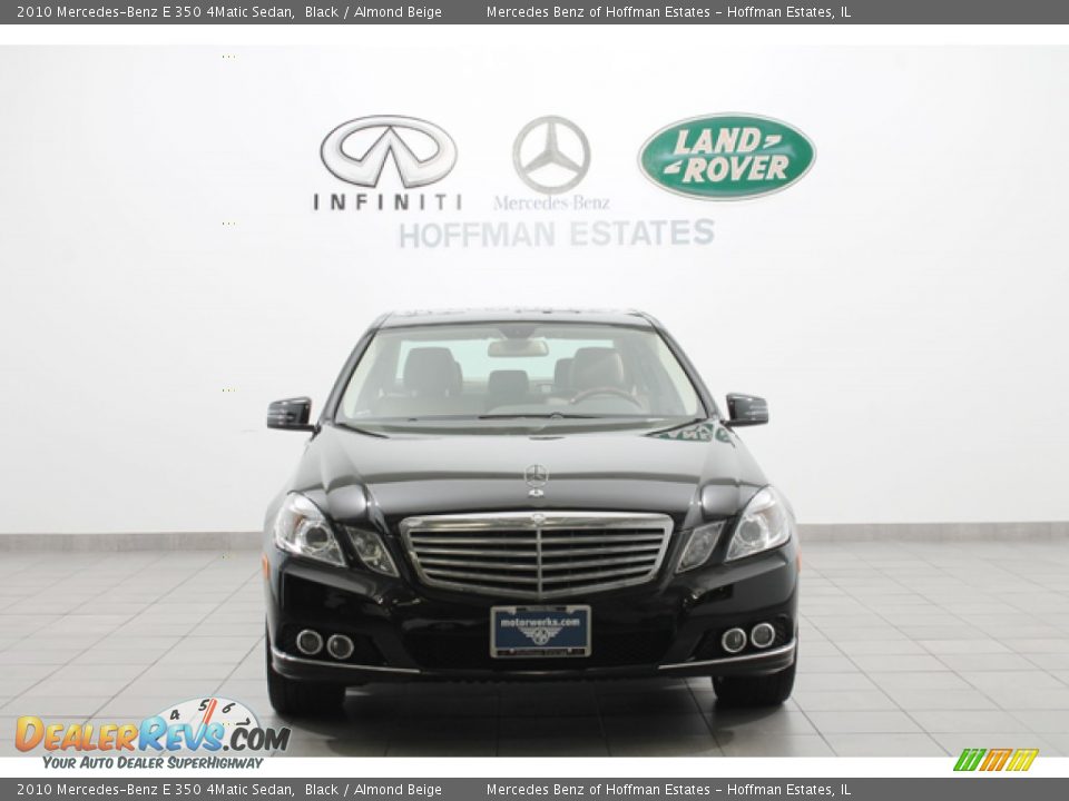 2010 Mercedes-Benz E 350 4Matic Sedan Black / Almond Beige Photo #3