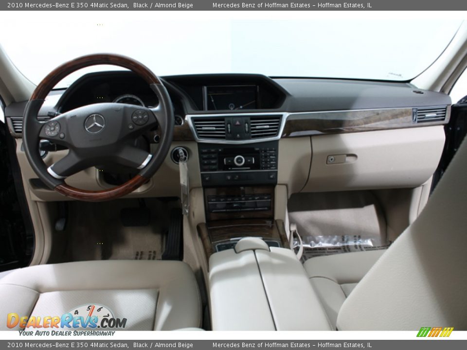 2010 Mercedes-Benz E 350 4Matic Sedan Black / Almond Beige Photo #6